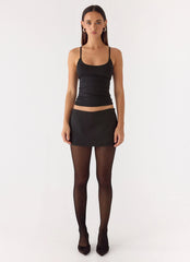 Icyln Diamonte 12 Denier Stockings - Black Multi Sparkle