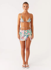 Miradelle Wrap Mini Skirt - Santorini Floral