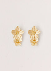 Lola Love Flower Earrings - Gold