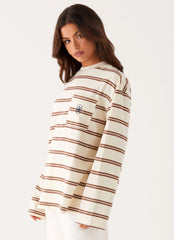 Sopha Long Sleeve Top - Stripe