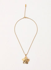 Hibiscus Gold Necklace - Gold
