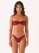 Delta Bikini Bottoms - Mulberry