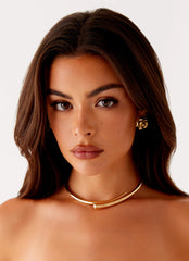 Raven Necklace - Gold