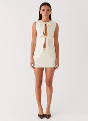 Dottie Tie Top - Ivory