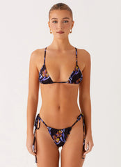 Calista Bikini Bottoms - Dark Floral