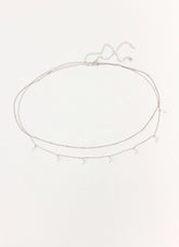 Blush Pearl Belly Chain - Silver