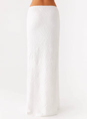 Briene Maxi Skirt - White