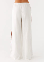 Dalida Linen Pants - Ivory