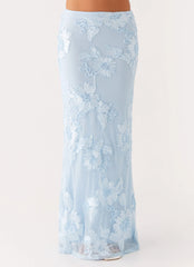 Radiate Maxi Skirt - Blue