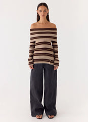 Nichola Knit Jumper - Ombre Tan
