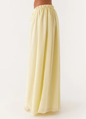 Zaya Maxi Skirt - Yellow
