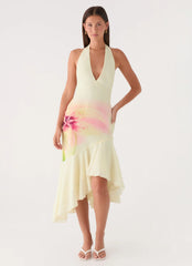 Darline Midi Dress - Soft Lily