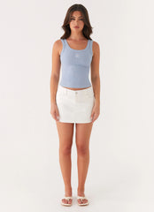 Signature Tank Top - Slate Blue