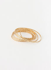 Trinket Bangles - Gold