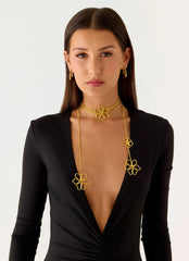 Wildflower Necklace - Gold