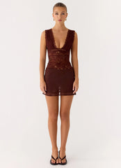 Sommers Lace Top - Chocolate