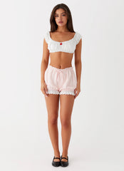 Marcella Crop Top - White