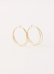 Isabetta Hoop Earrings - Gold