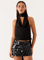 Movie Star Mini Skirt - Black