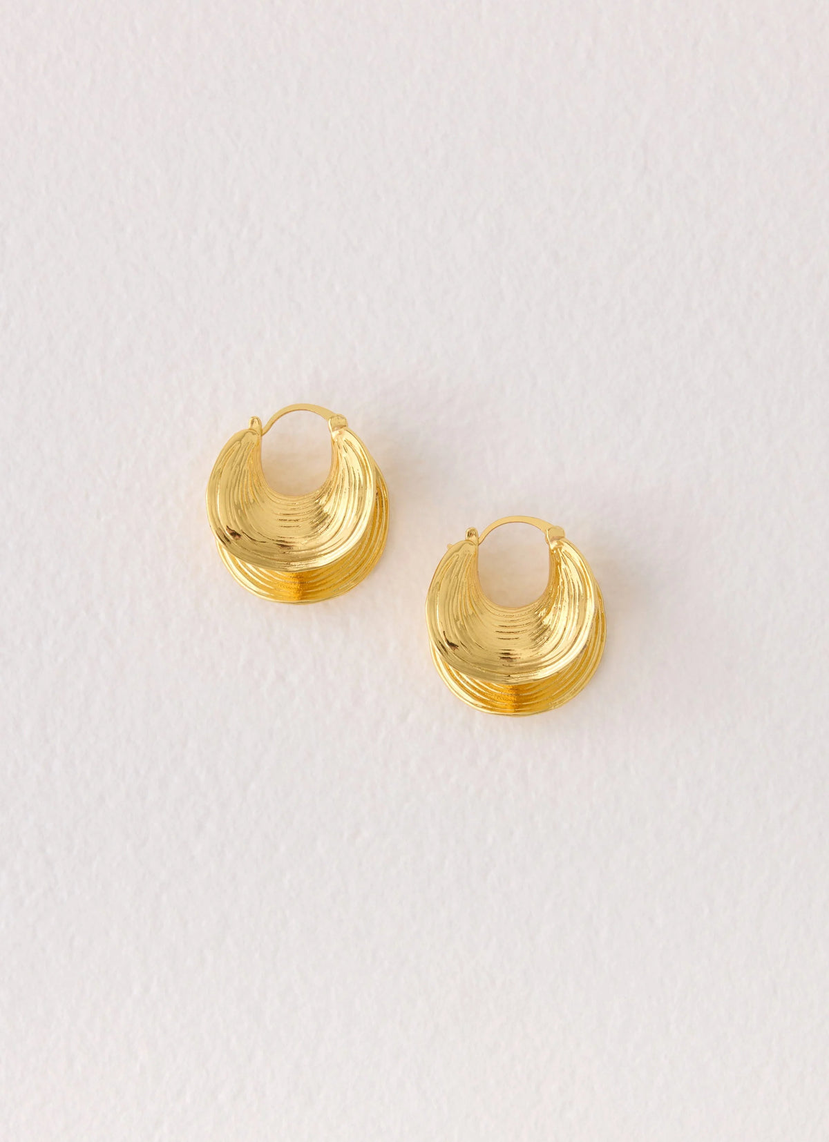 Sol Beam Earrings - Gold