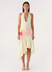 Darline Midi Dress - Soft Lily