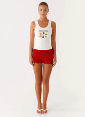Avalita Tank Top - Ivory