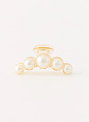 Oyster Club Claw Clip - Pearl