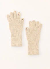 Stormy Weather Knit Gloves - Cream