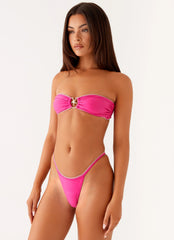 Laurel Bikini Bottom - Fuchsia