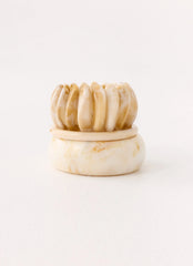 Golden Arc Bangles - Ivory
