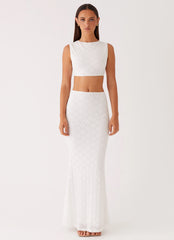 Issey Crop Top - White