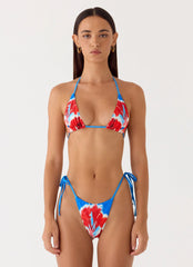 Mommae Halter Bikini Top - Twilight Petal