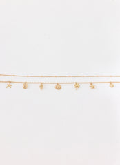 Ciao Charm Belly Chain - Gold