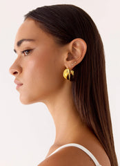 Sol Beam Earrings - Gold