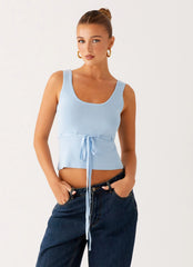 Macall Knit Tank - Blue