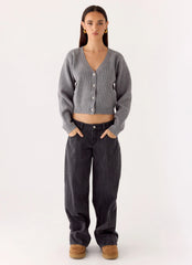 Orla Knit Sweater - Grey
