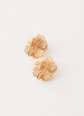 Peachy Dream Earrings - Gold