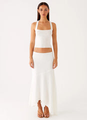 Johanna Knit Top - White