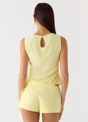 Sun Up Top - Yellow