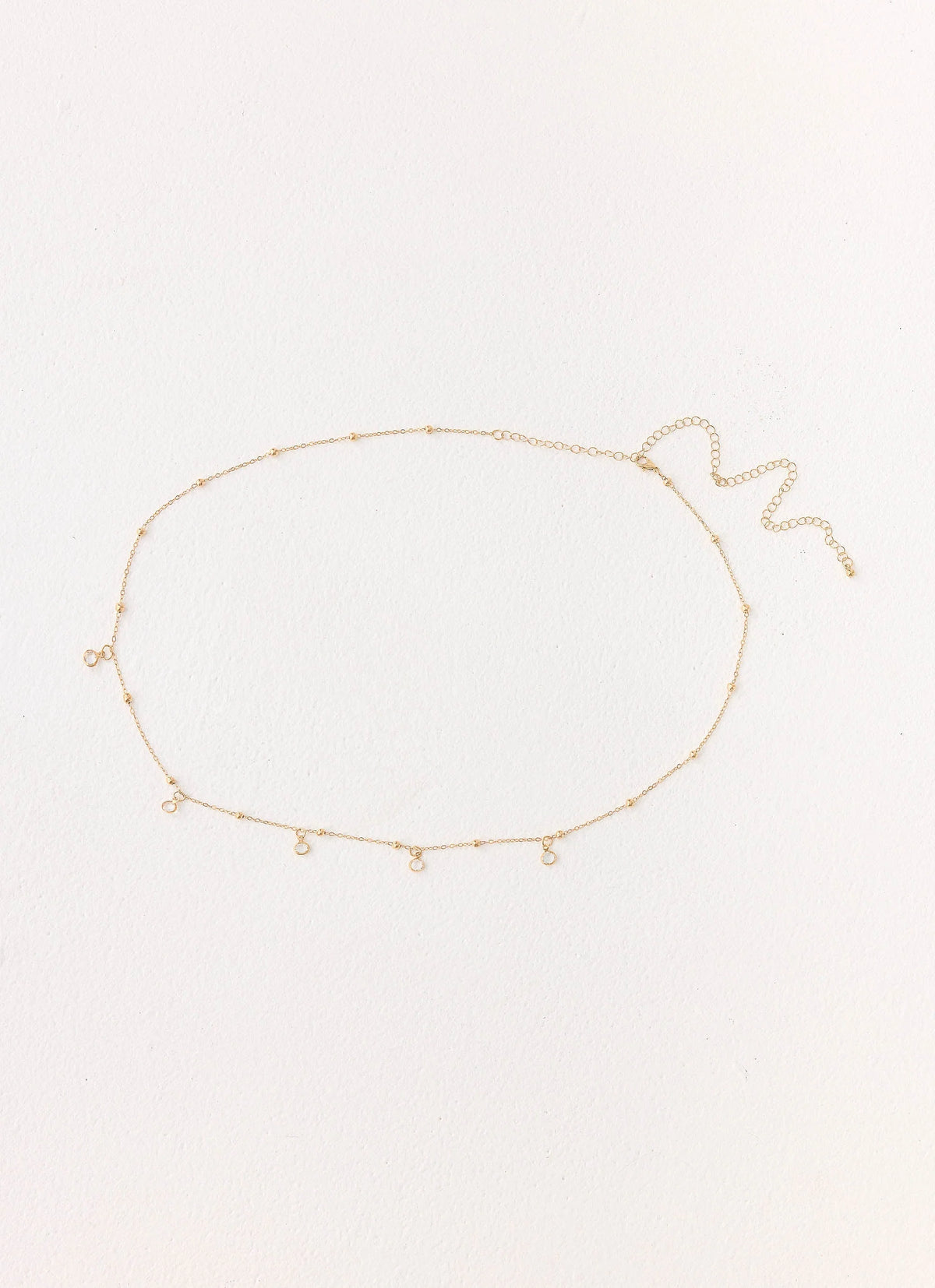 Crystal Haze Belly Chain - Gold