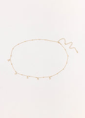 Crystal Haze Belly Chain - Gold
